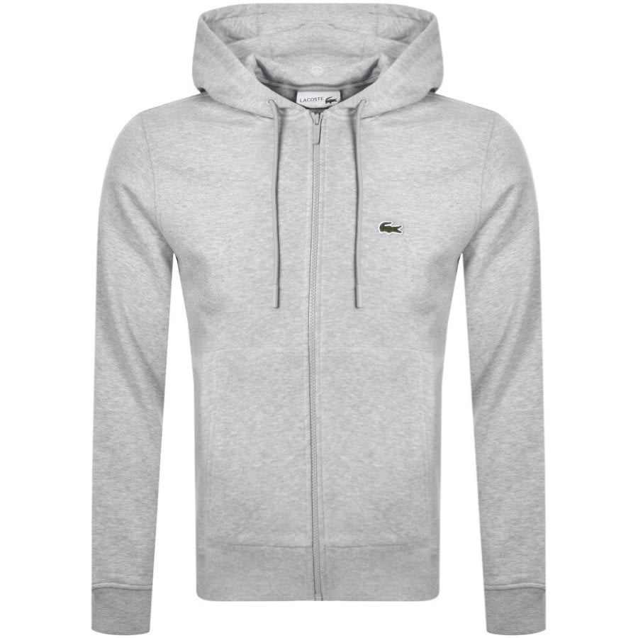 Lacoste Full Zip Hoodie Grey | Mainline Menswear us